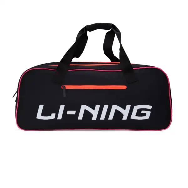 LiNing Polygon Double Compartment with Side Pouch 6in1 Badminton Kit Bag  Black  Amazonin Bags Wallets and Luggage